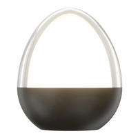 LED-GLUHBIRNE OVIE weiß - Weiß, Metall (10/10/12cm) - Lumisky