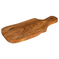 SCHNEIDE-UND SERVIERBRETT Pisa - Braun, Holz (16.5/39cm) - Mulex