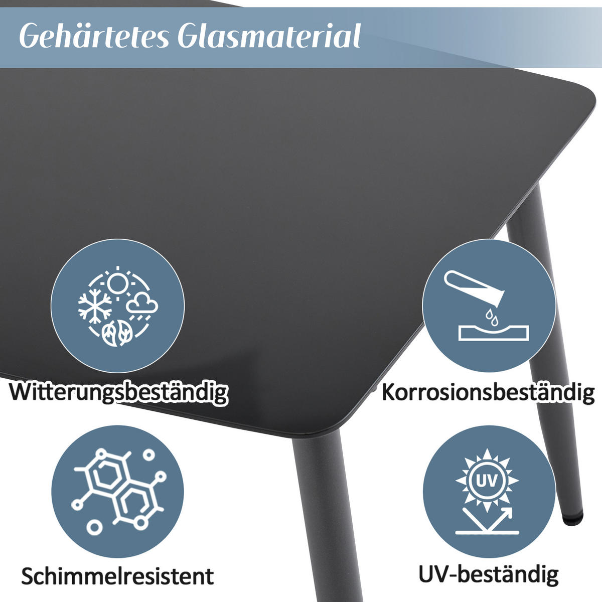 LOUNGESET Grau 2-Sitzer 2 Sessel Couchtisch PE-Seil - Grau, Textil - FLIEKS