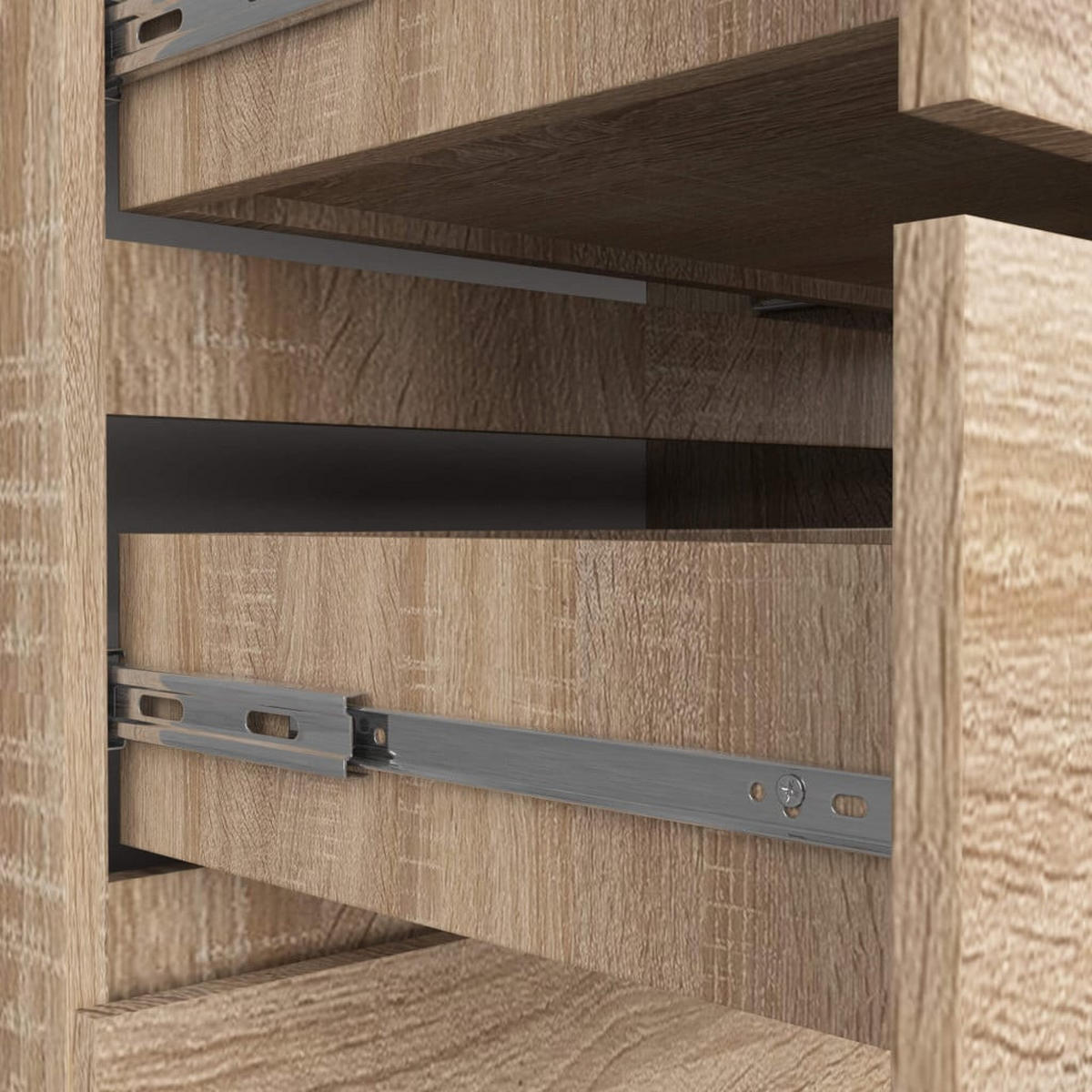 KOMMODE Eiche Sonoma 121/138/40 - Sonoma Eiche, Holzwerkstoff (138/121/40cm) - RAUMHIRSCH FURNITURE