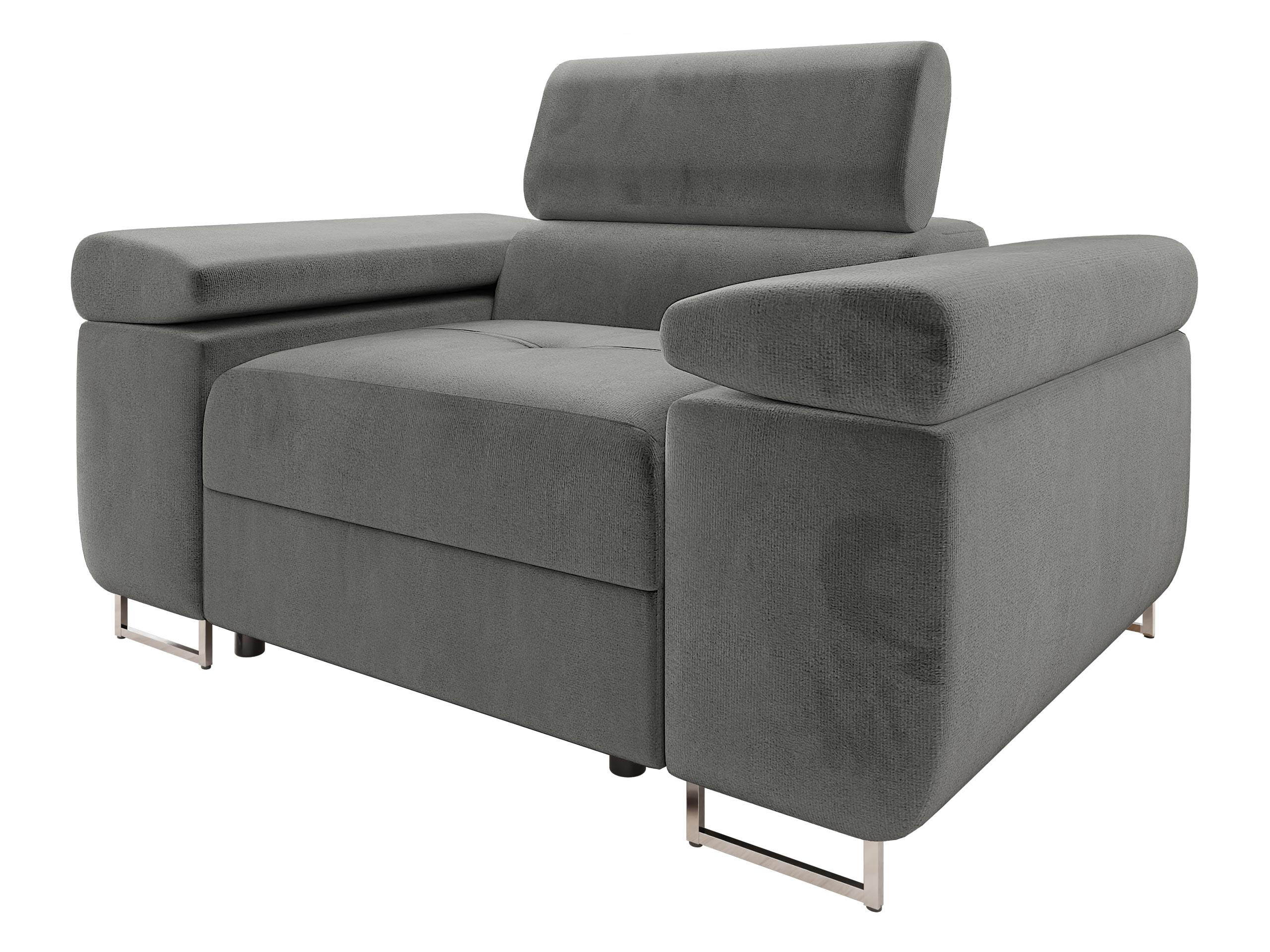 SESSEL Torezio - Grau, Holz/Textil (134/90/102cm) - MIRJAN24