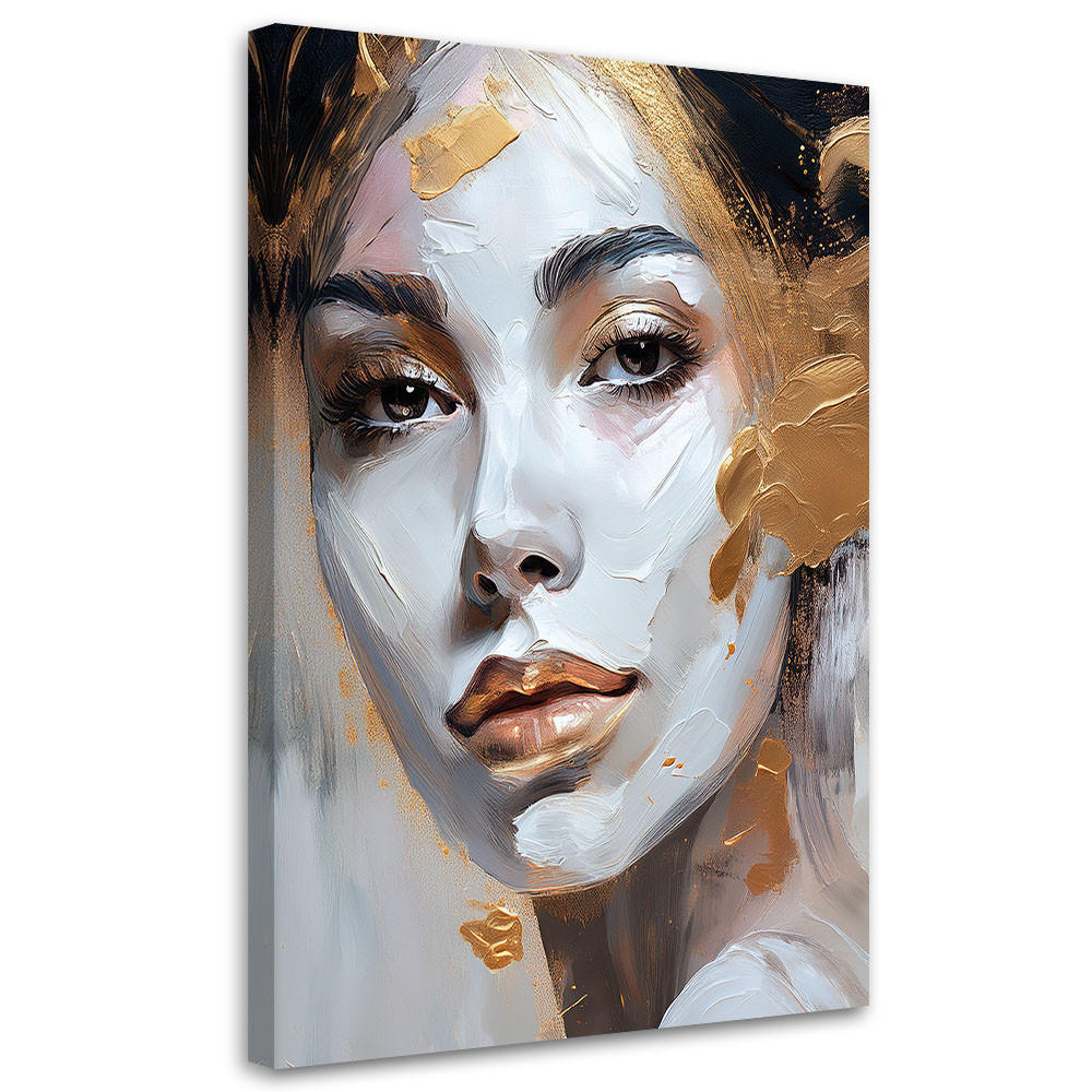 Feeby Leinwandbild Braun 80x120 cm