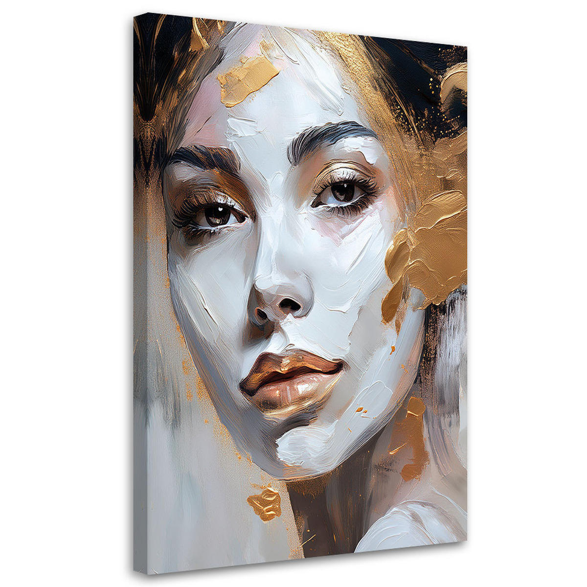 LEINWANDBILD Menschen & Charaktere 60x90cm - Braun, Textil (60/90cm) - Feeby