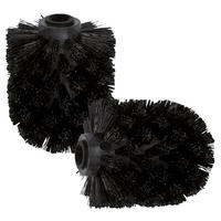 ERSATZBÜRSTENKÖPFE PIAZZA & LUCENTE 2er-Set, schwarz - Schwarz, Kunststoff (1/9.5cm) - bremermann