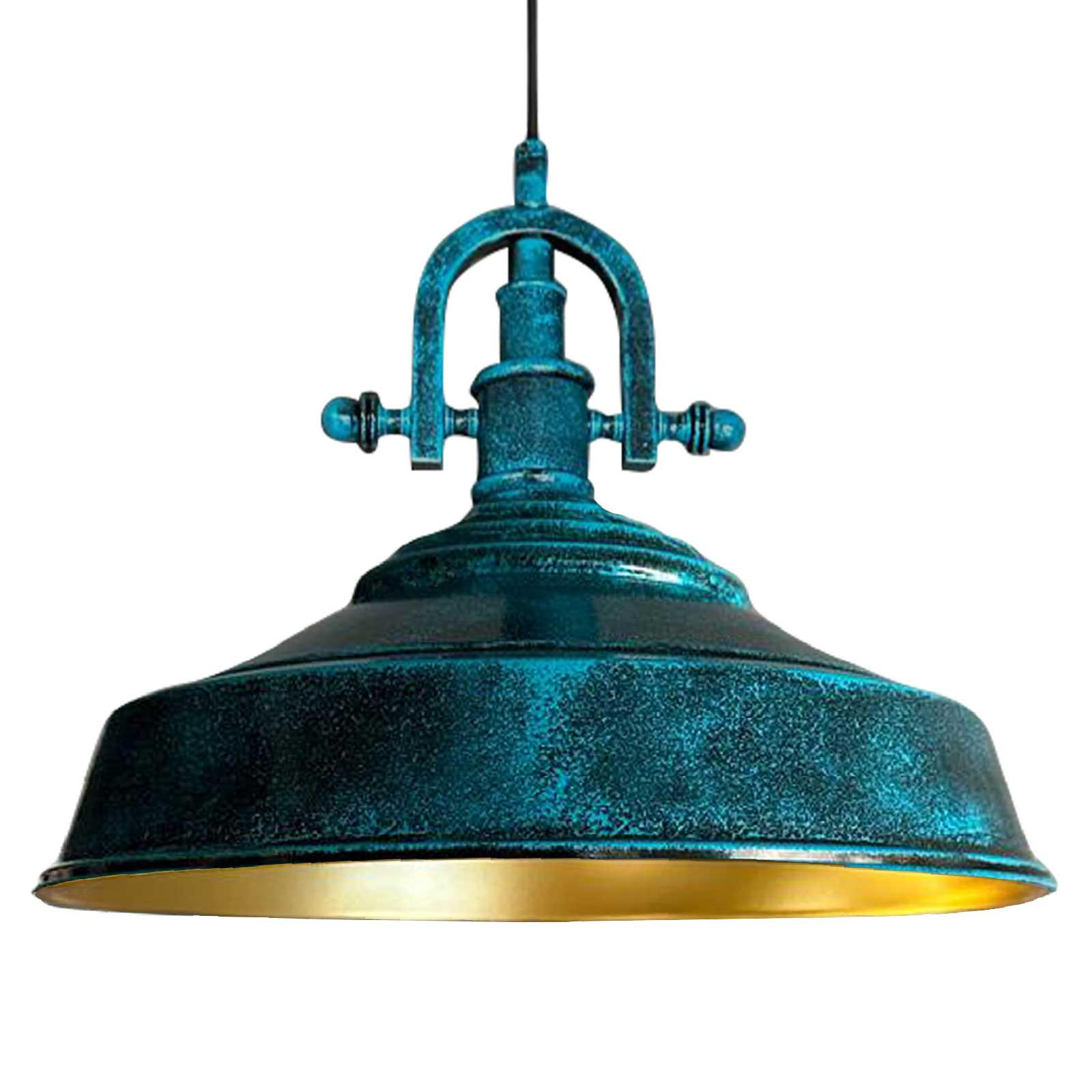 Bamyum Lampe Dunkelblau, Gold 41x38x41 cm
