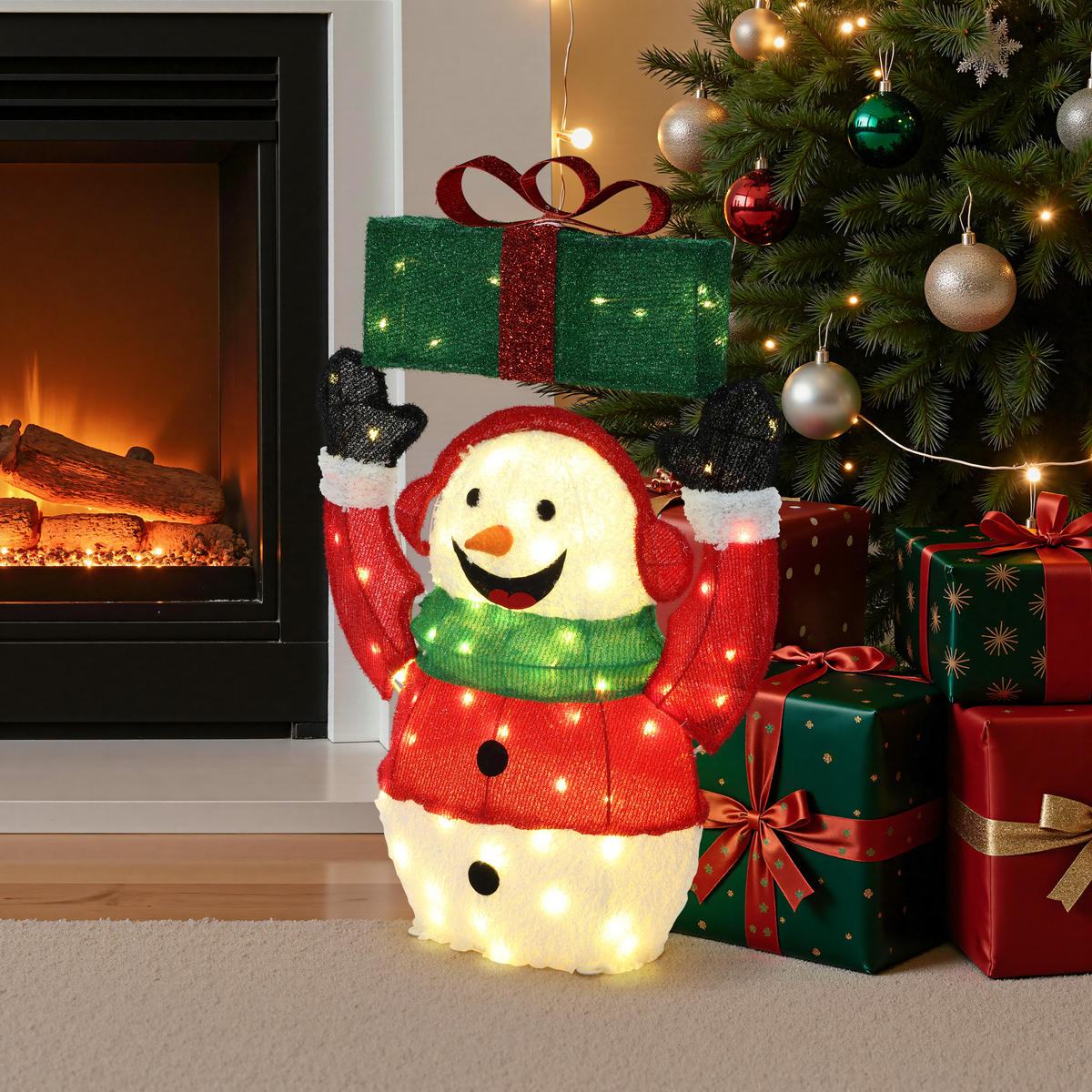 SCHNEEMANN HTHD0236 - Rot/Grün, Textil/Metall (19/65/44cm) - Hometopia