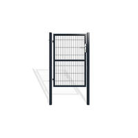 ZAUNTOR Razo grau 1m H.140cm Metall - Grau, Metall (106/146cm) - Casanoov