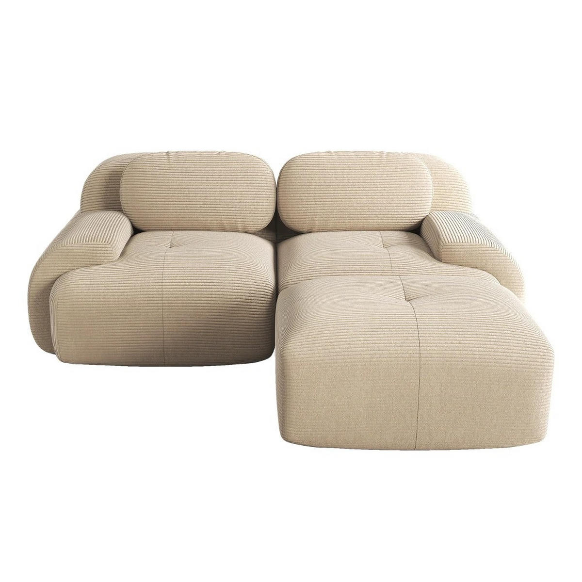 LOUNGEGARNITUR PE-Polyrattan Schwarz, Sofa mit Tisch - Schwarz, Textil - Kaket