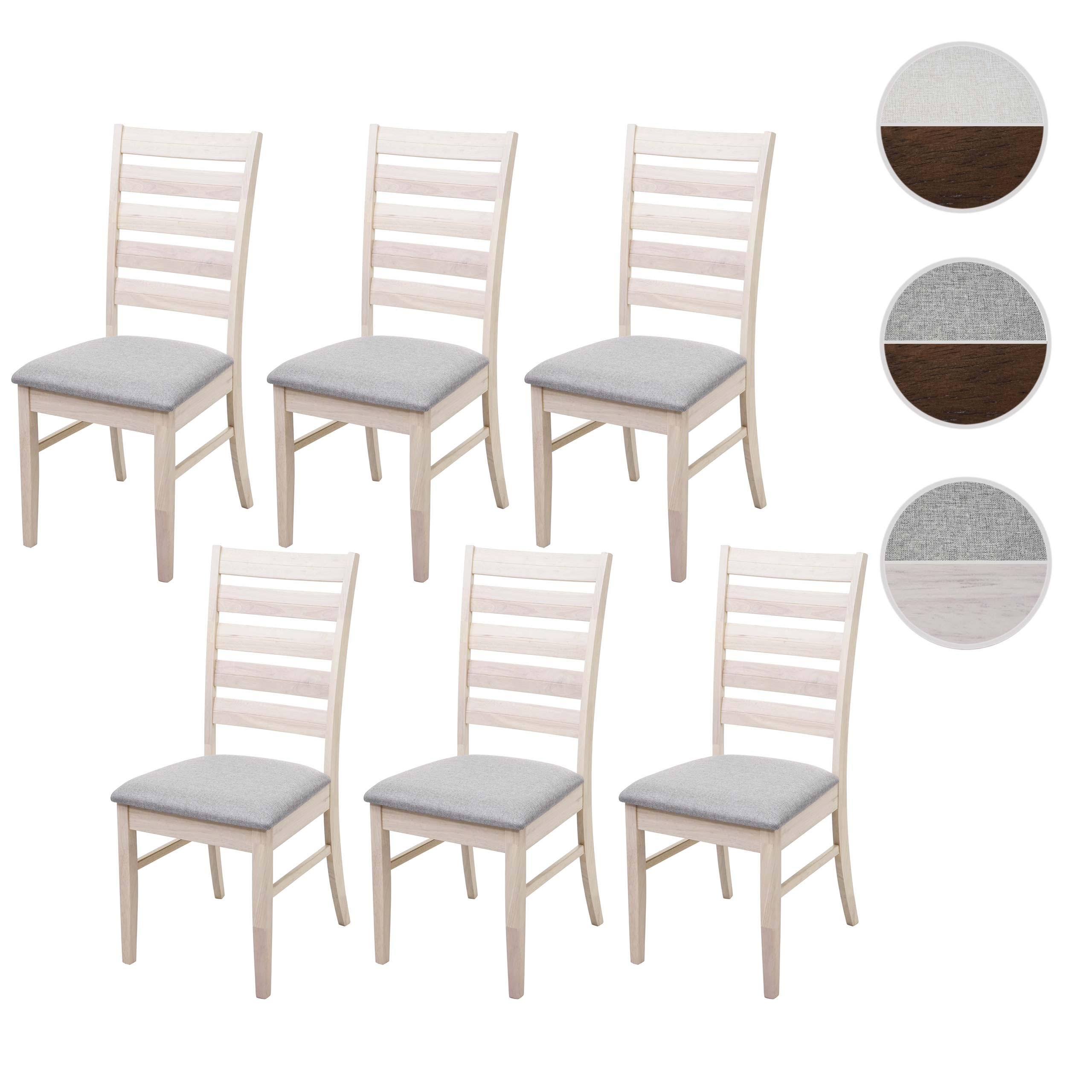 ESSZIMMERSTUHL Grau 6er-Set - Grau, Holz (47/100/58cm) - MCW