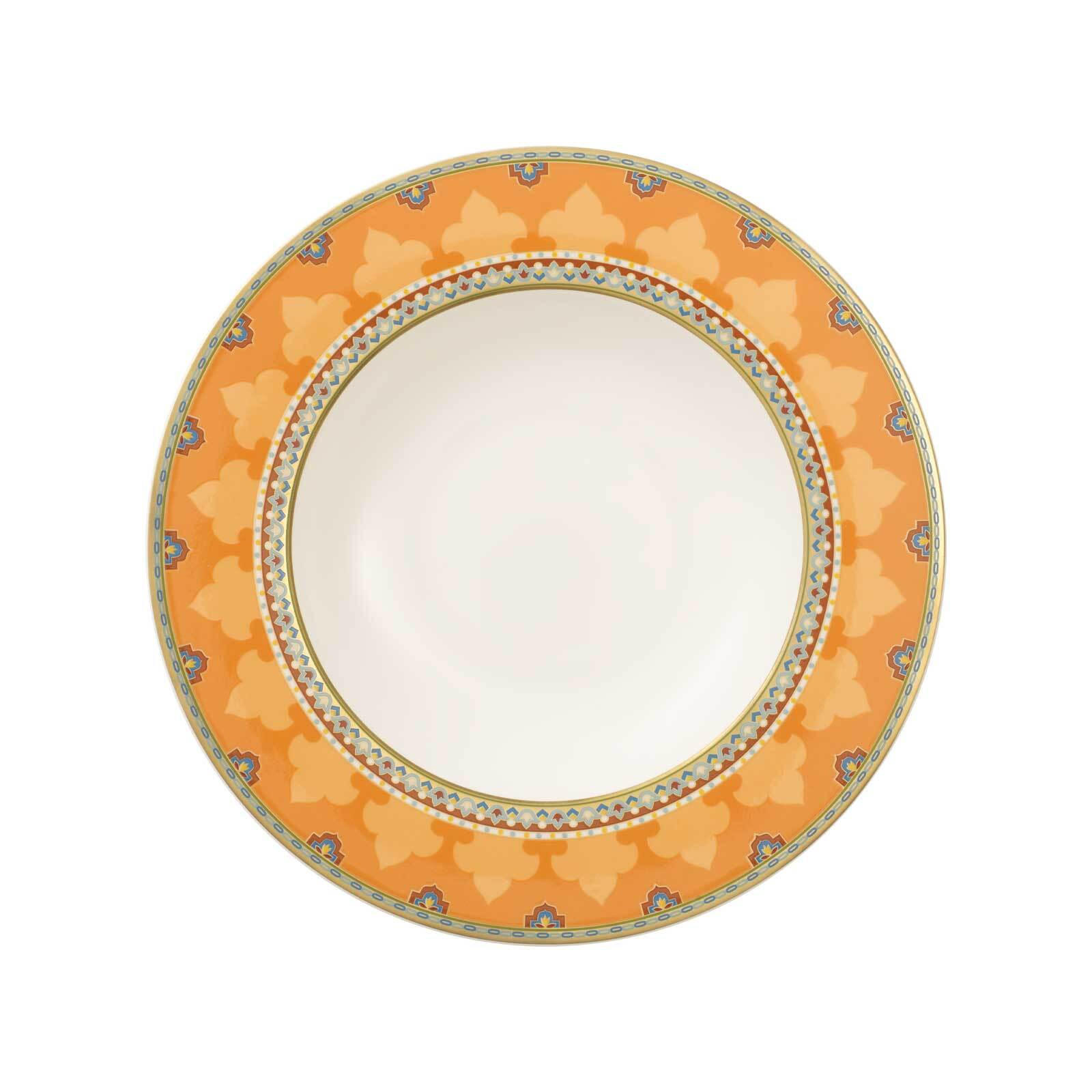 SUPPENTELLER Samarkand Mandarin bunt ø 24,8 cm - Multicolor, Keramik (24.8cm) - Villeroy & Boch