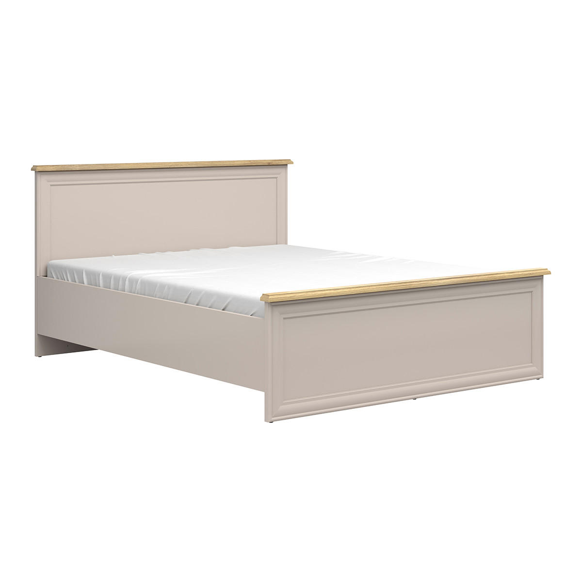 BOXBETT 160/200 Perle Kaschmir - Beige, Holzwerkstoff (160/200cm) - Petits-meubles