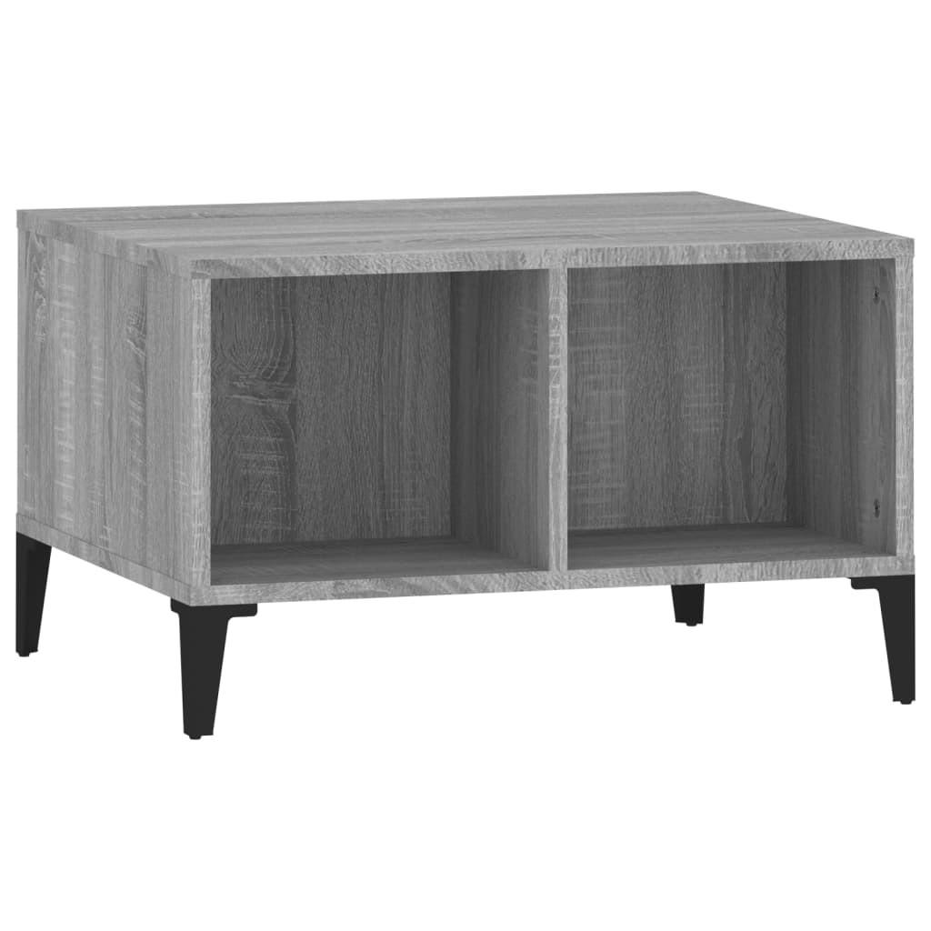 COUCHTISCH Grau Sonoma 60x50x36,5 cm Holzwerkstoff - Grau, Holzwerkstoff (60/50/36.5cm) - furnicato