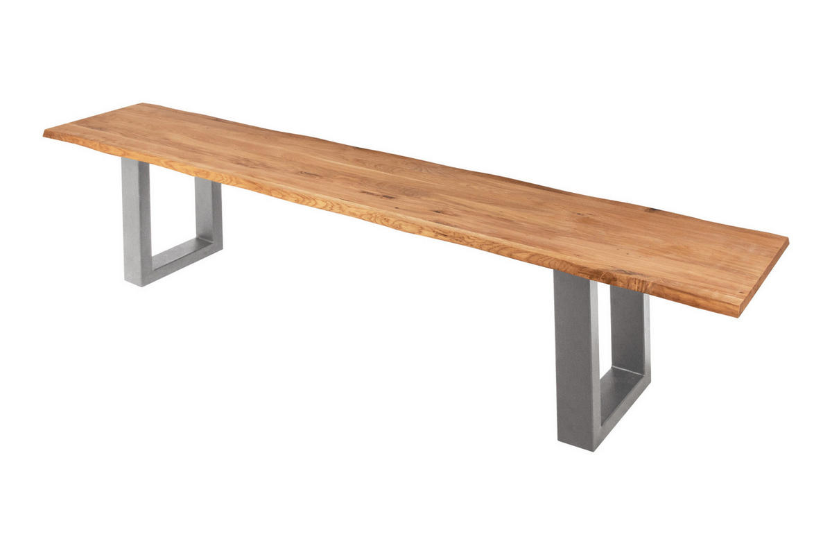 SITZBANK ENRICO - Beige/Naturfarben, Holz (200/47/42cm) - SAM