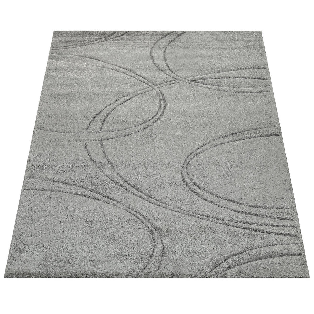 HOCHFLORTEPPICH 160/230 cm Brilliance 757 - Grau, Textil (160/230cm) - Paco Home