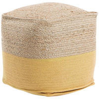 POUF Kirama 44/44/44 cm - Beige, Naturmaterialen (44/44/44cm) - Beliani