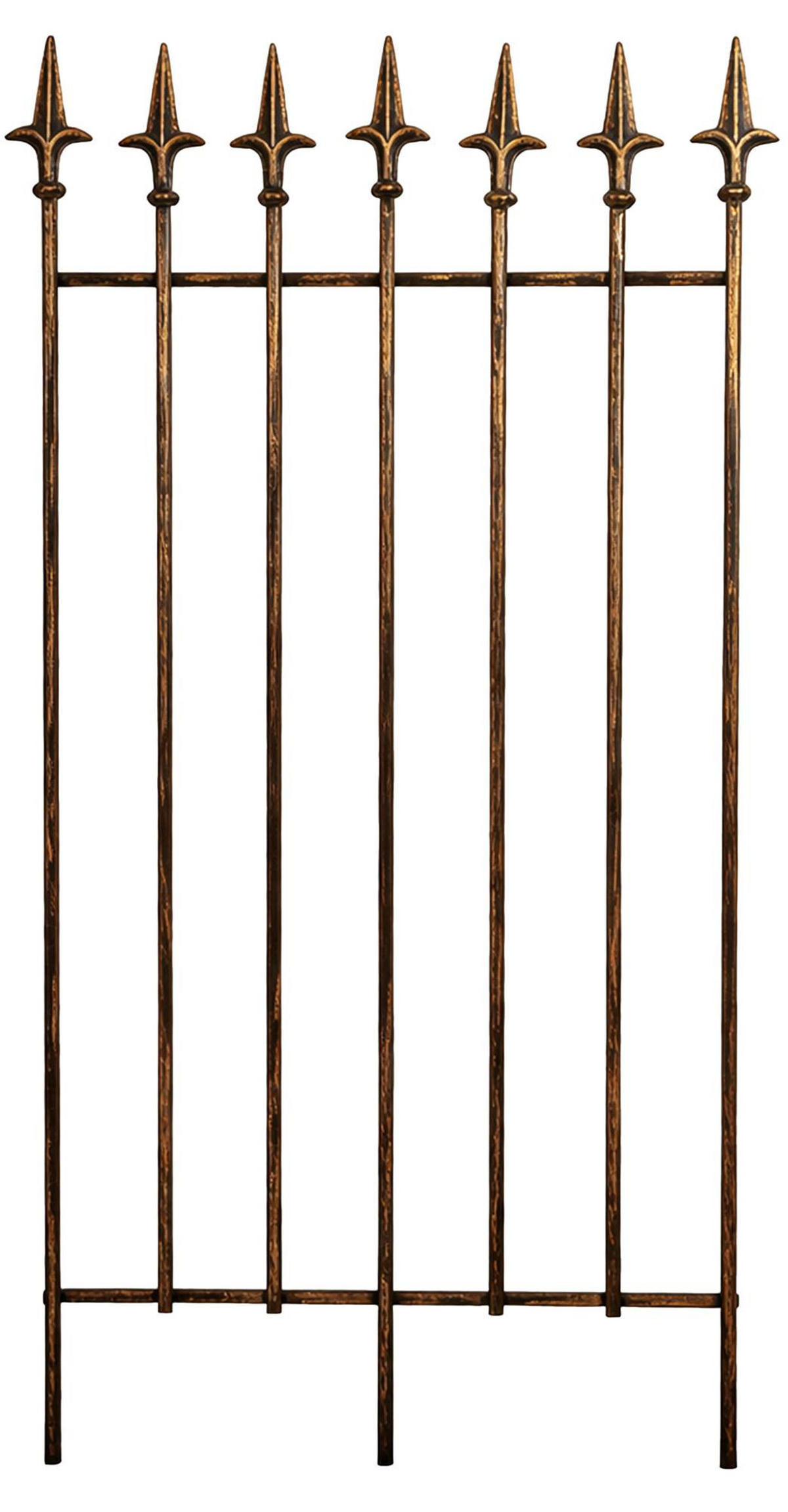 RANKGITTER Freya 2er Set 50x0,7x100cm Metall Bronze Rankhilfe - Bronzefarben, Metall (50/100/0.7cm) - DELUKE