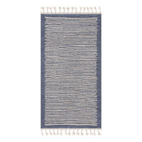 KURZFLOR-TEPPICH Art 2231 Blau 80x300 cm - Blau, Textil (80/300cm) - carpet city