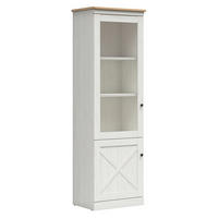 VITRINA Victoria Bijelo i drvo - bijela, drvni materijal (63/201/43cm) - Petits-meubles
