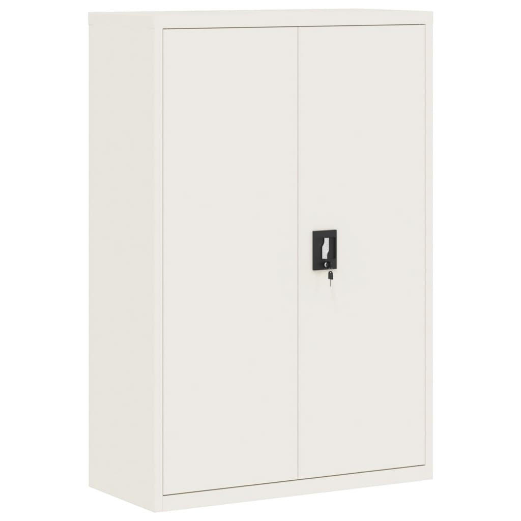 vidaXL Aktenschrank Weiß 90x140x40 cm