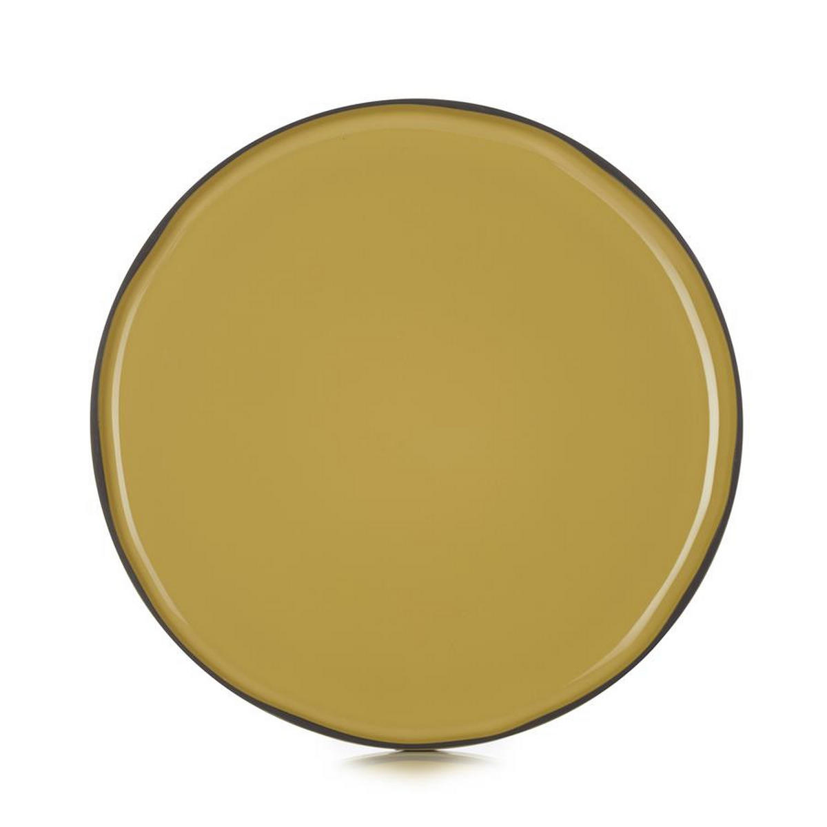 PLATZTELLER CARACTERE 30 cm Kurkuma - Hellbraun, Keramik (30cm) - Revol Porcelaine France