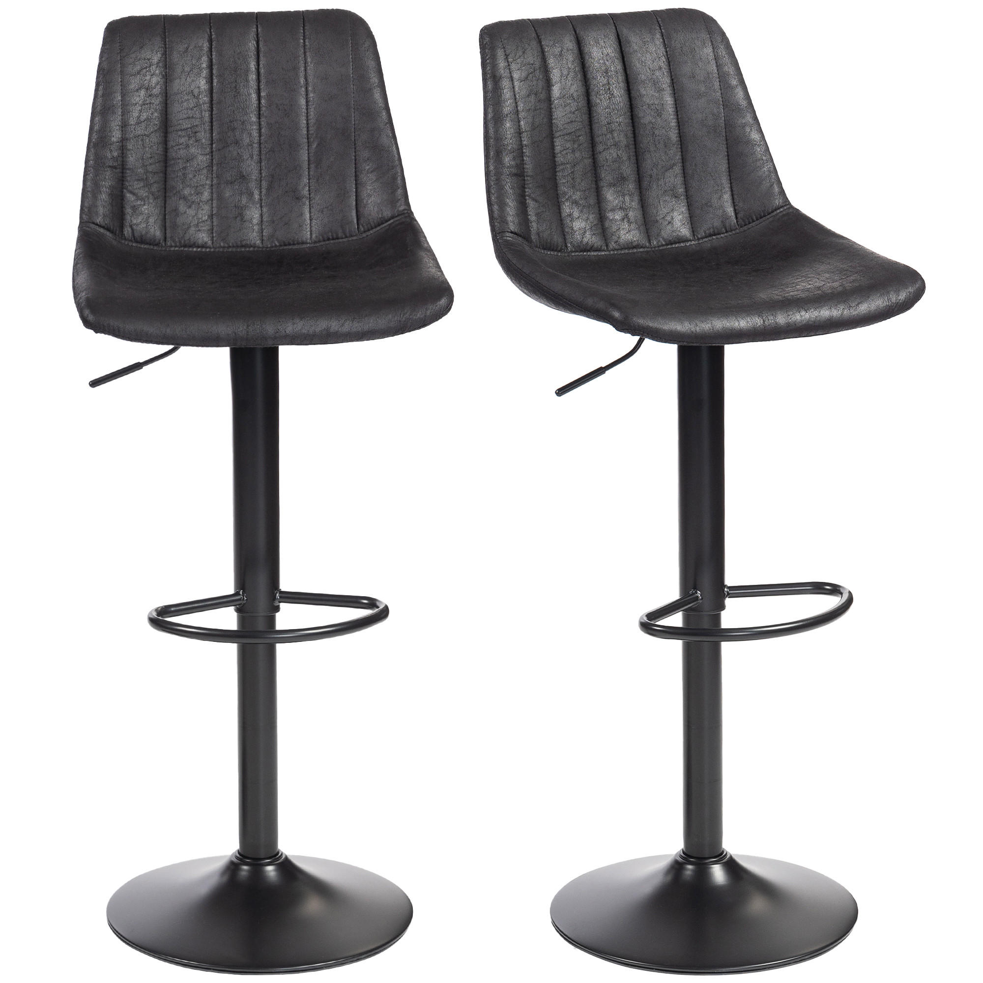 XXXLutz Barhocker Schwarz 43x110x46.5 cm