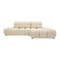 SCHLAFSOFA - 5 Personen - stoff - beige Jocima - Beige, Kunststoff/Textil (292/96/193cm) - Vente-Unique