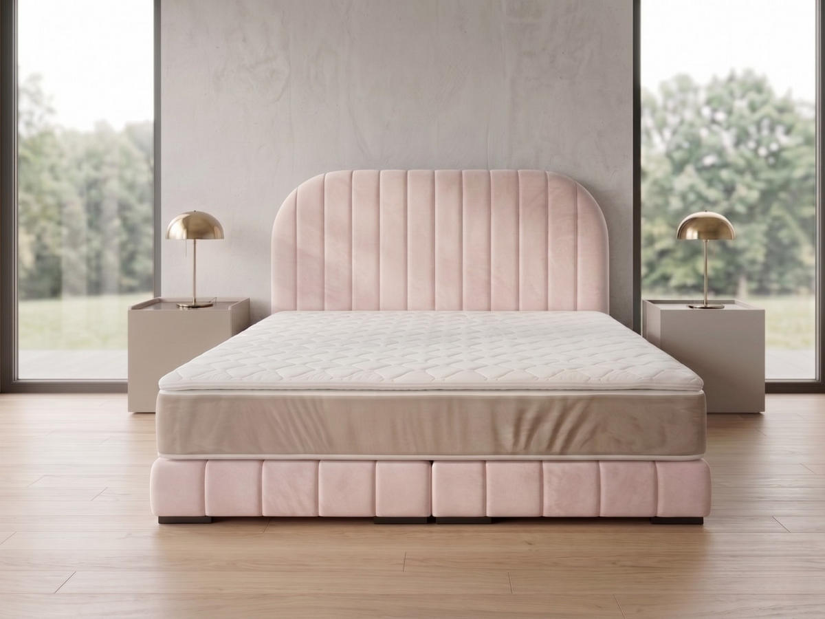 POLSTERBETT LEON3 120x 200 cm Farbe: Beige - Beige, Textil (120/200cm) - A&J MöbelLand