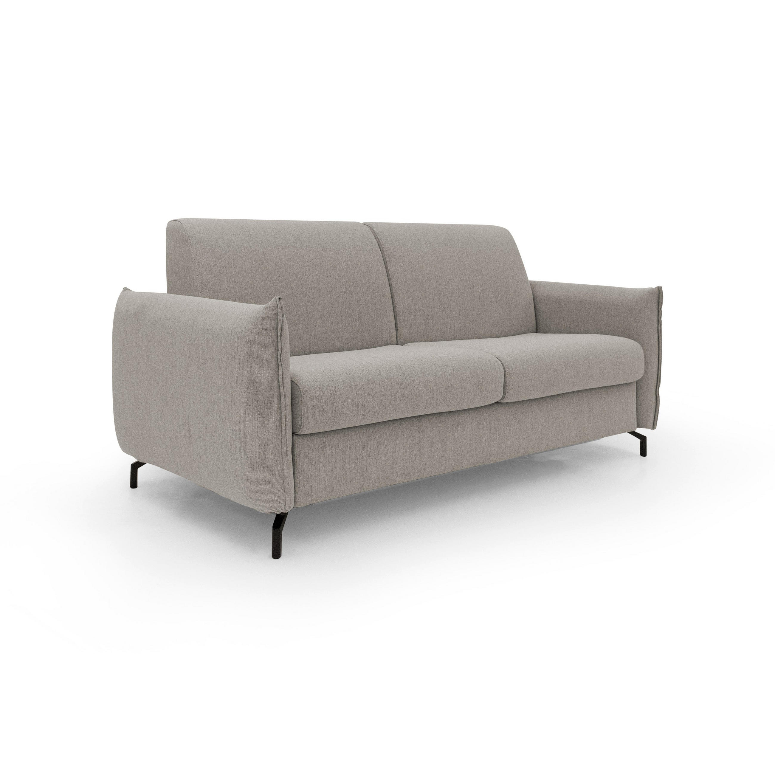 SCHLAFSOFA Scarlet - Beige, Textil (215/95/96cm) - Divani.store