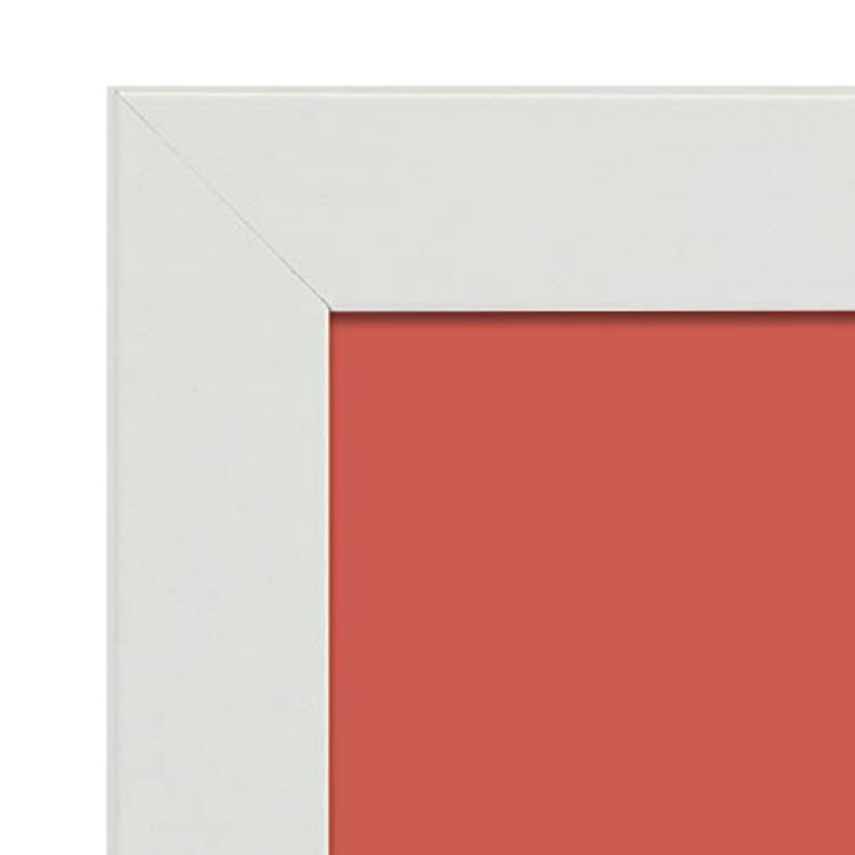 POSTER Set mit 4 Welt TypografieStil A4 Weißer Rahmen - Weiß, Papier (29.7/3cm) - Nacnic