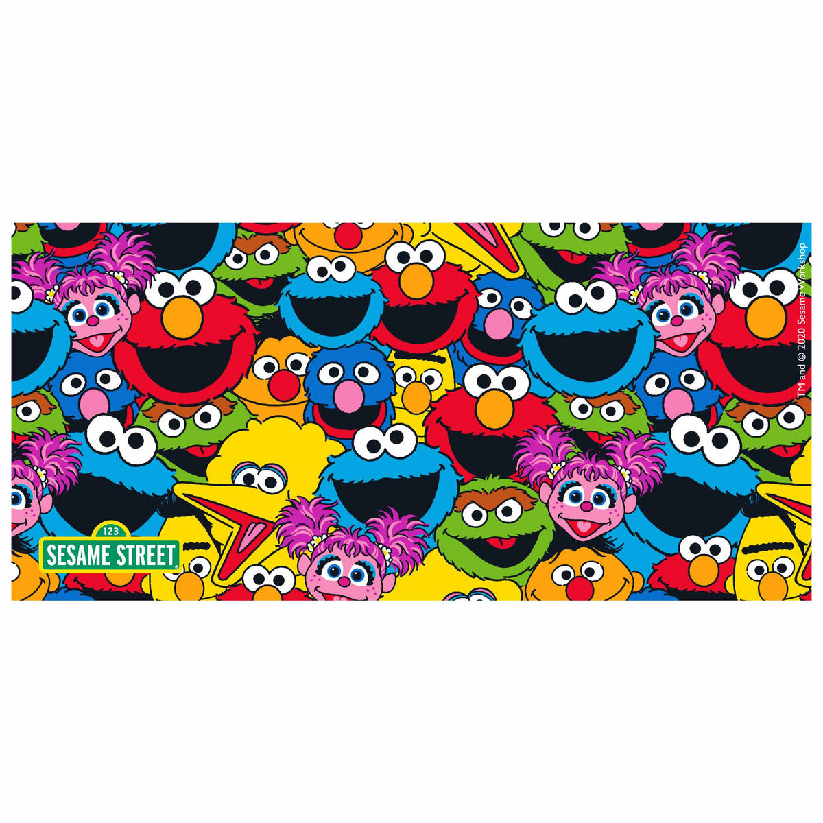 BECHER Sesamstraße Alle Freunde Rot 320 ml - Rot, Keramik (0.32L) - United Labels