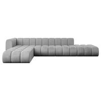 ECKSOFA modulares Sofa Zuvon-L2 - 387x177x70 cm Grau - Hellgrau, Holzwerkstoff/Textil (387/177cm) - ALTDECOR