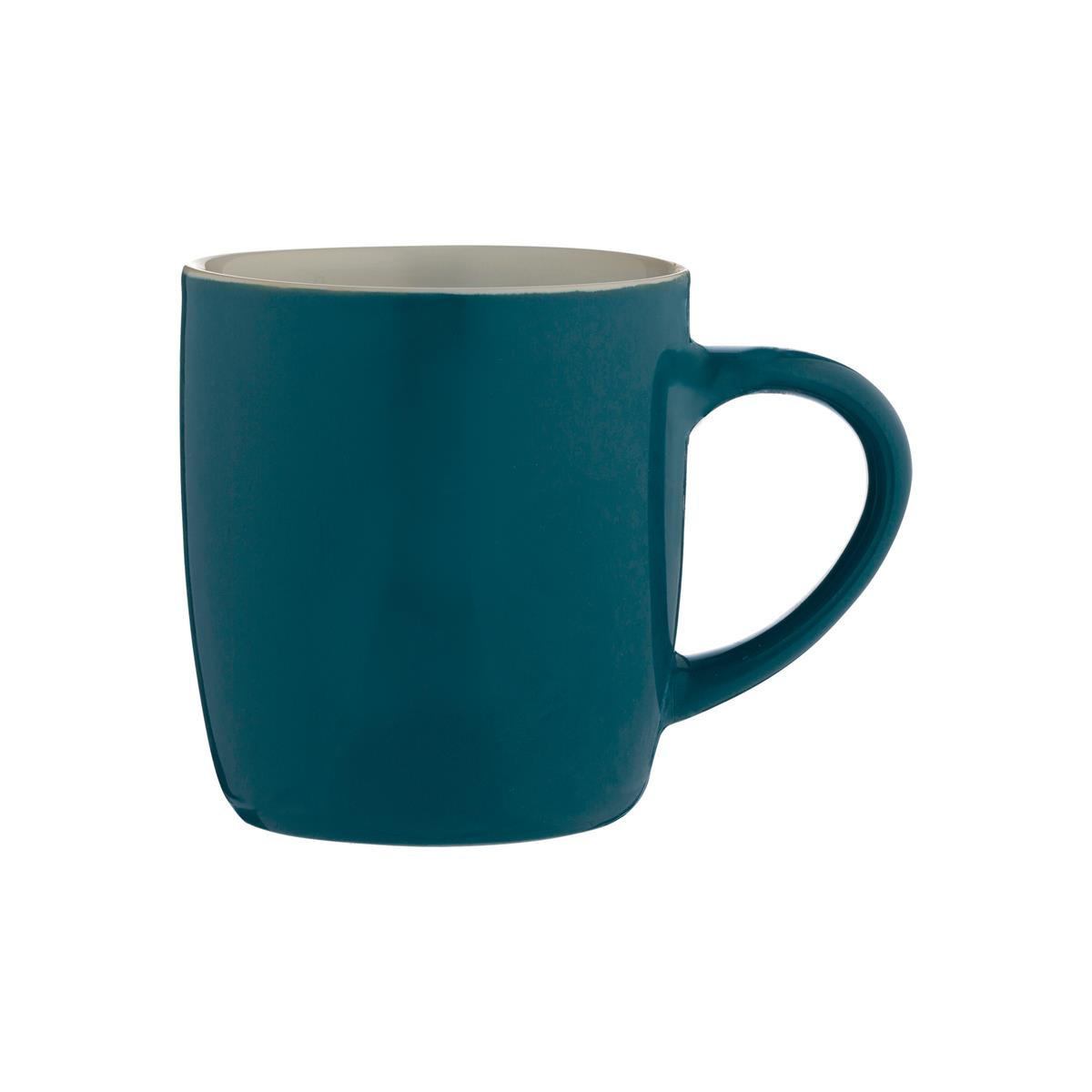 TASSE aus Steingut, petrol, 330 ml - Petrol, Keramik (0.33L) - Price & Kensington