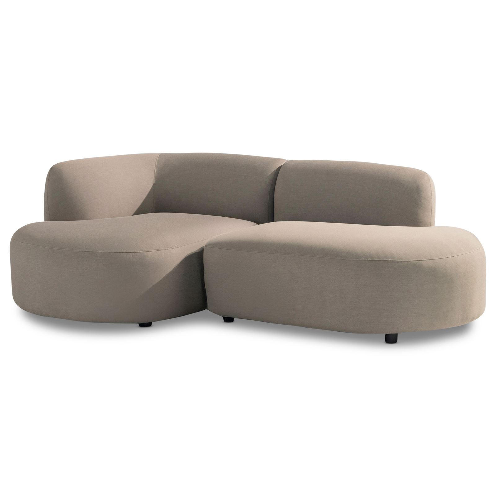 GARTENSOFA SORRENTO - Beige, Kunststoff (225/73/141cm) - IDIMEX