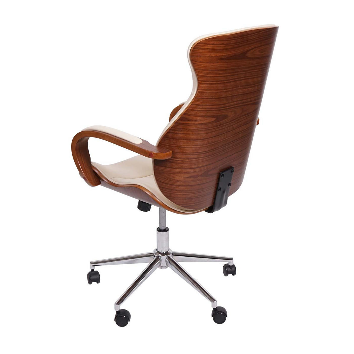 BÜROSTUHL Cremeweiß - Weiß, Holz (63/109/64cm) - Jamb
