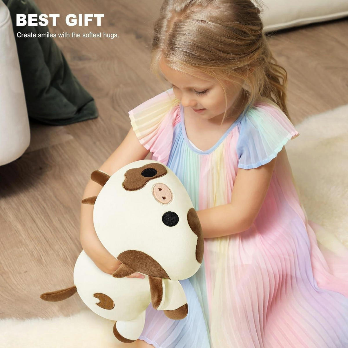 PLÜSCHTIER Kuh 30 cm Braun - Braun, Textil (20/30cm)