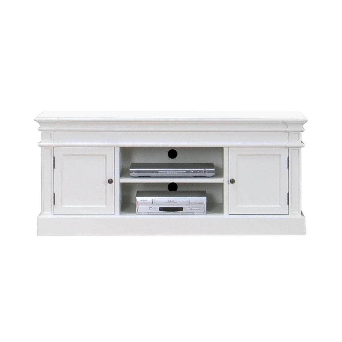 TV-ELEMENT Weiß - Weiß, Holzwerkstoff (137/60/45cm) - ebuy24