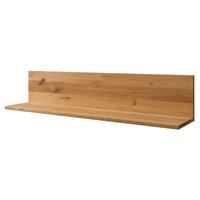 WANDREGAL Wildeiche 120x22x24 braun geölt KENT #312 - Braun, Holz (120/24/22cm) - Massivmoebel24
