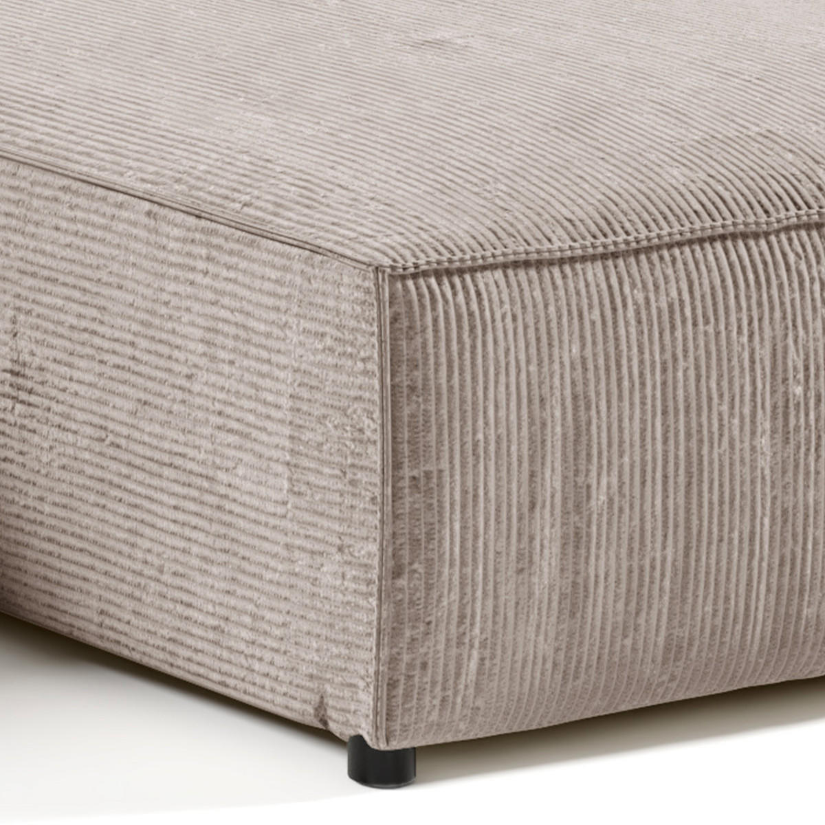 ECKSOFA Isaac 4 Sitzplätze Taupe - Taupe, Holzwerkstoff (294/185cm) - Petits-meubles