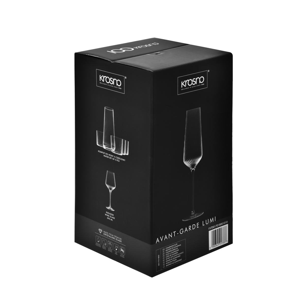 SEKTGLÄSER, 2er-Set, 200 ml - Transparent, Glas (0.2L) - Krosno Glass