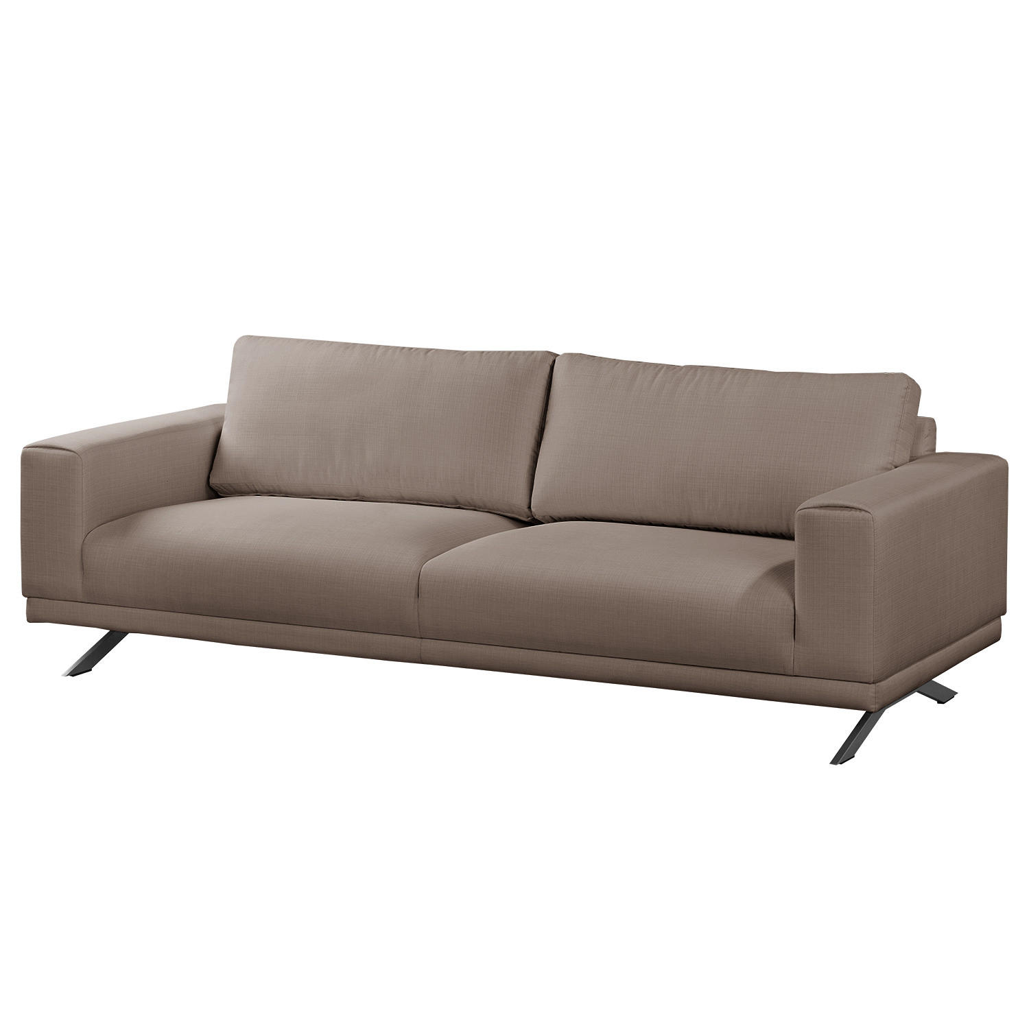 2,5-SITZER SOFA - Strukturstoff - Beige, Textil (216/81/89cm) - home24