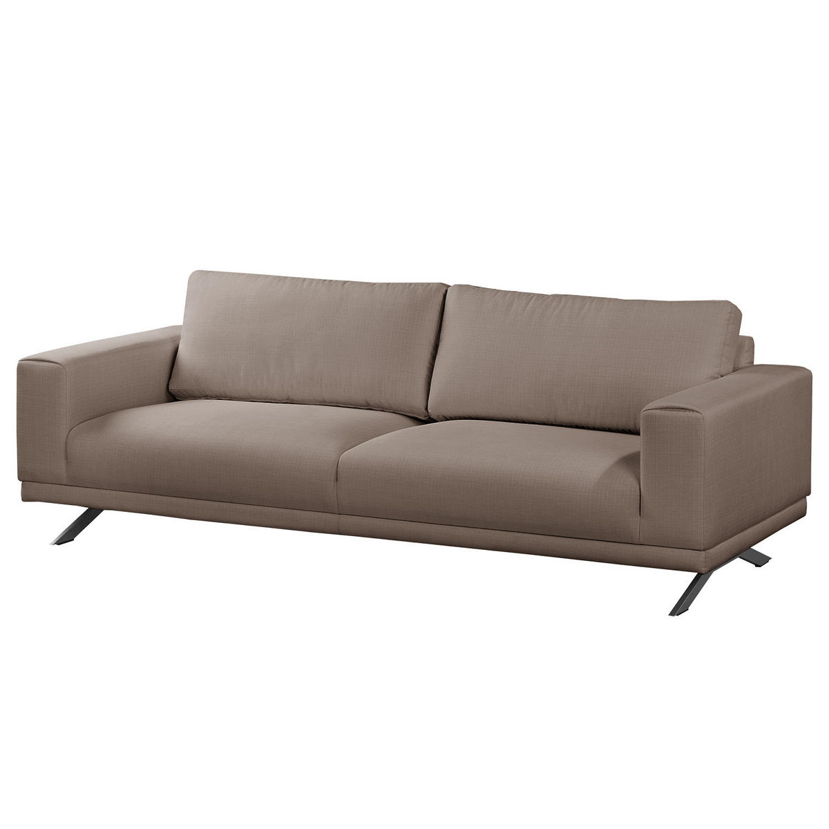 2,5-SITZER SOFA - Strukturstoff - Beige, Textil (216/81/89cm) - home24