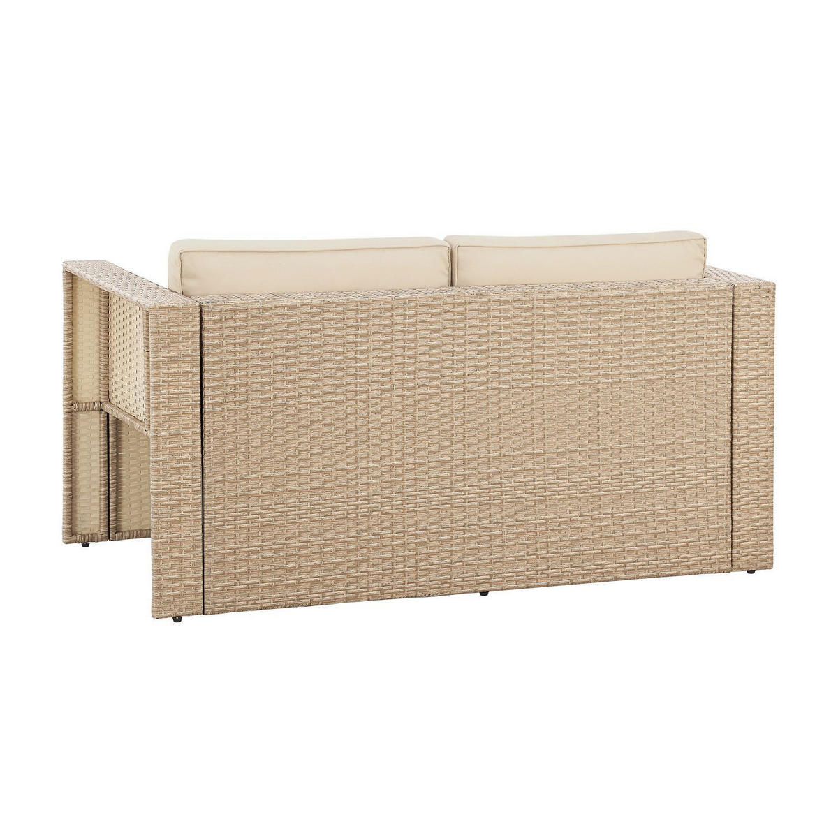 LOUNGEGARNITUR Salou inkl. Abdeckung beige - Beige, Kunststoff - Juskys