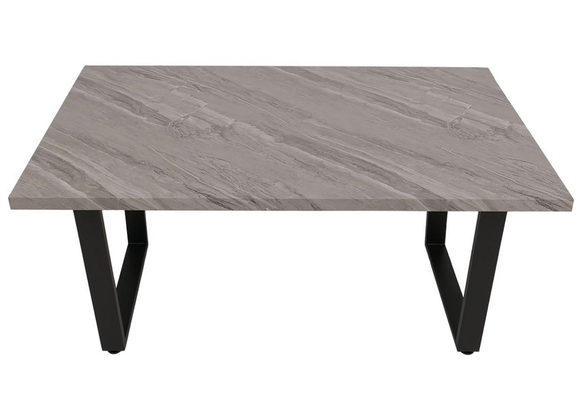 ESSZIMMERTISCH rechteckig Steingrau - Grau, Holzwerkstoff (90/160/75cm) - MCW
