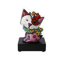 DEKOFIGUR Romero Britto Flowing, Porzellan, Bunt, 14.5 cm - Multicolor, Keramik (8.5/14.5/9.5cm) - Goebel