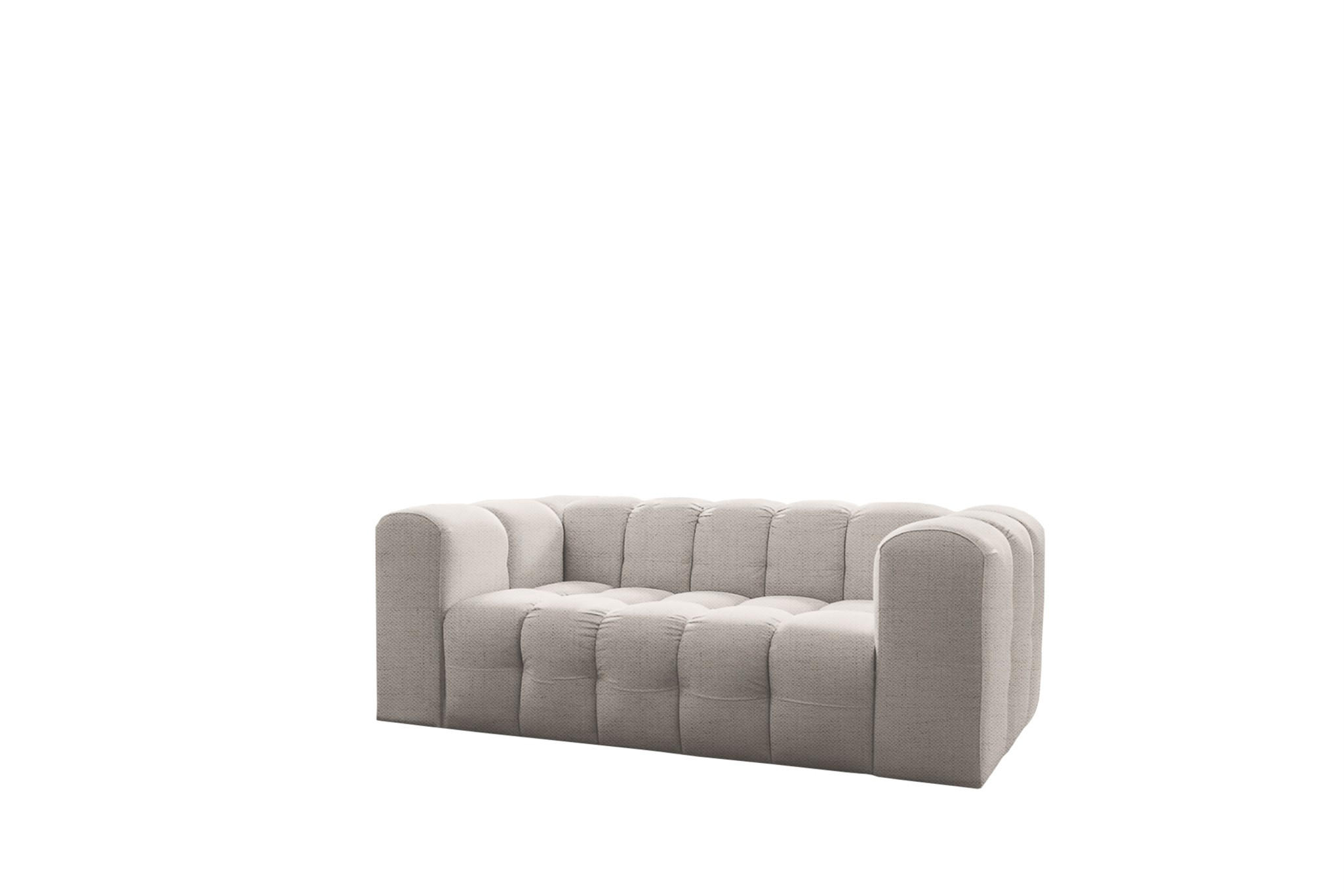 Fun Möbel Sofa Creme 200x75x106 cm