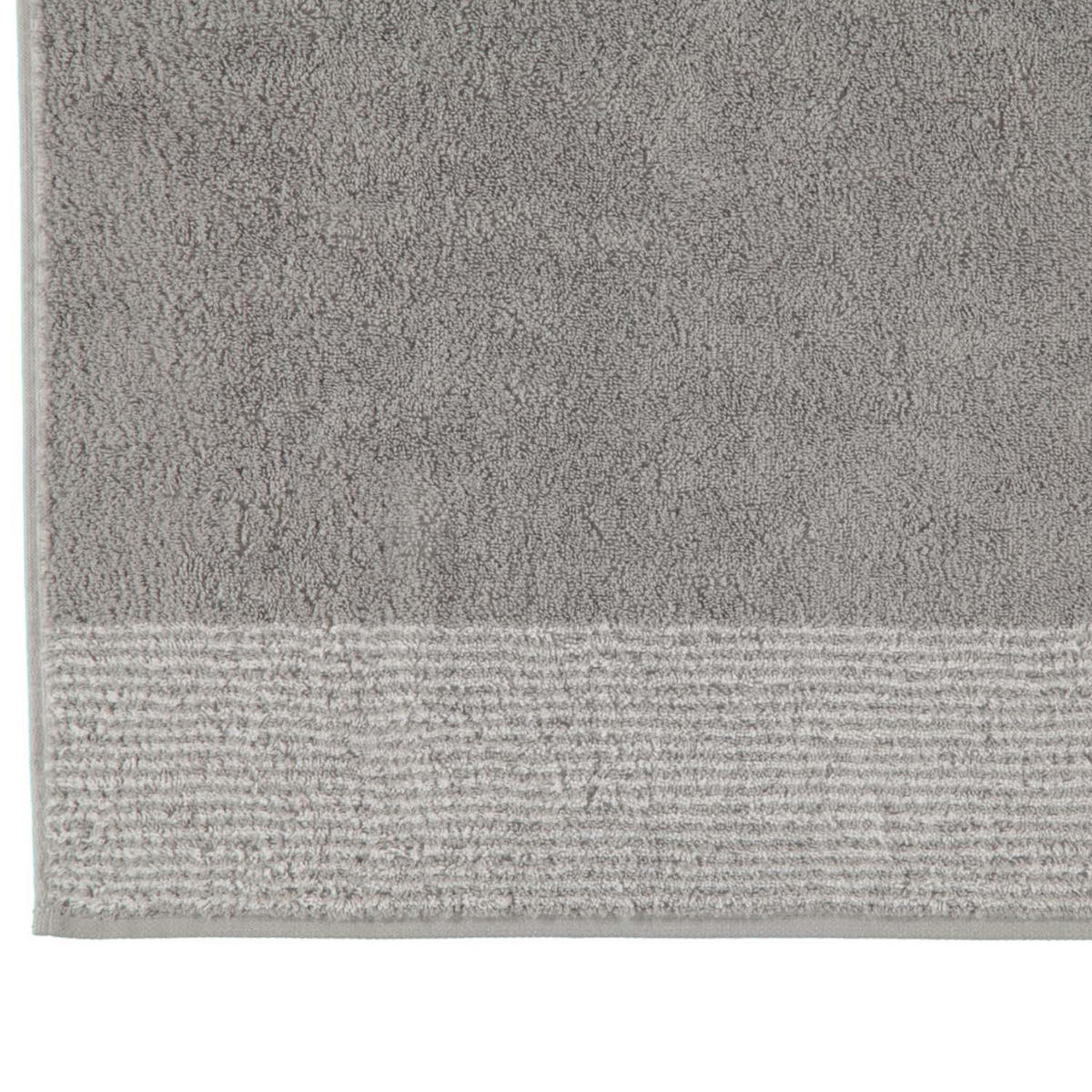 HANDTUCH Unisex Luxury Home C Two-Tone Grau Baumwolle 10er Pack - Platinfarben, Naturmaterialien (200/135cm) - Cawoe