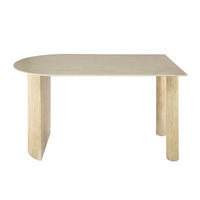 ESSTISCH ROMANO PARETE Beige Platzsparender Anstelltisch - Beige, Keramik (140/80/77cm) - alesvelt