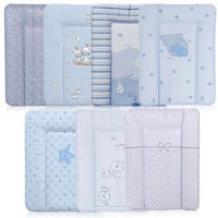 WICKELAUFLAGE Softy 50 x 70 cm blau PVC, waschbar, 50 x 70 cm, für unterwegs, leicht zu reinigen - Blau, Kunststoff (50/70cm) - Lorelli