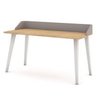 SEKRETÄR Retaro - Weiß, Holz/Metall (60/120/74cm) - ASSMANN