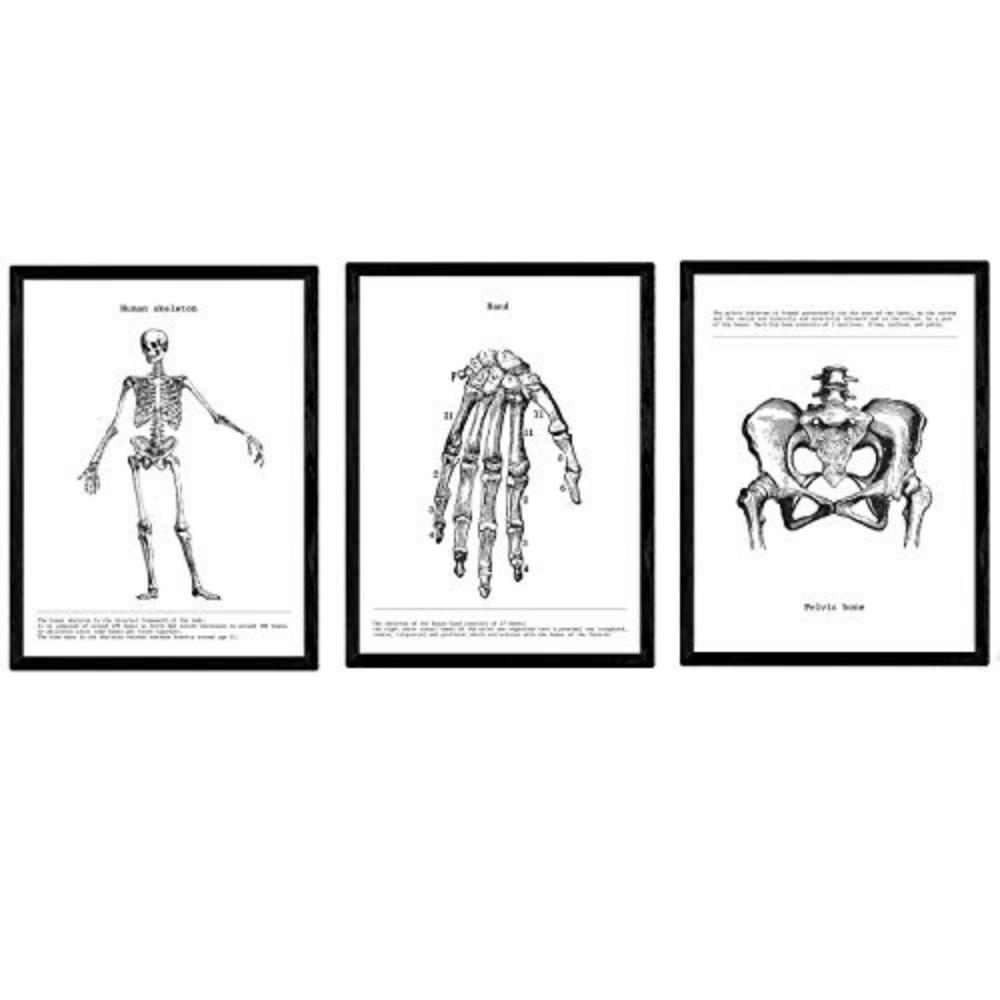 Nacnic Poster Schwarz 29.7x5x21 cm